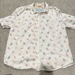 Tommy Bahama White Casual Button Down Shirt